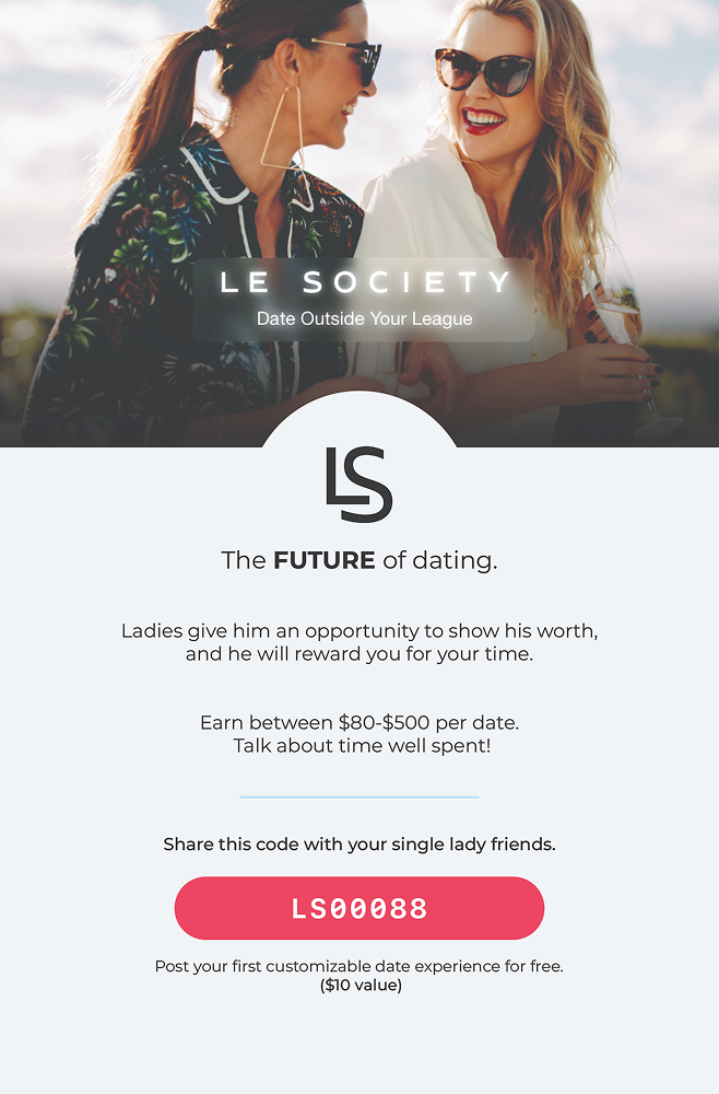 Le Society flyer